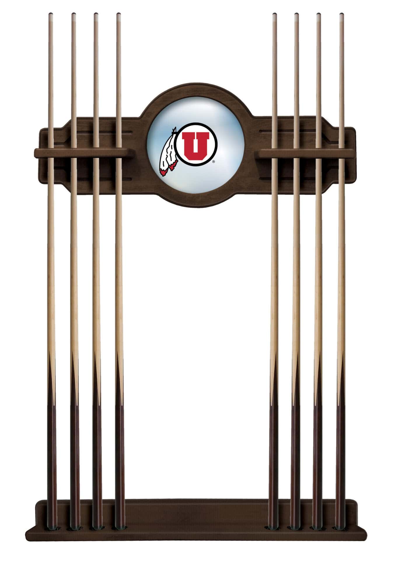 University of Utah Navajo Logo Cue Rack 1 University of Utah Navajo Logo Cue Rack
