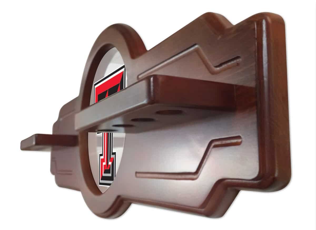 Texas Tech University Navajo Logo Cue Rack 2 Texas Tech University Navajo Logo Cue Rack - Image 2