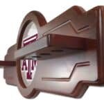 Texas A&M Black Logo Cue Rack