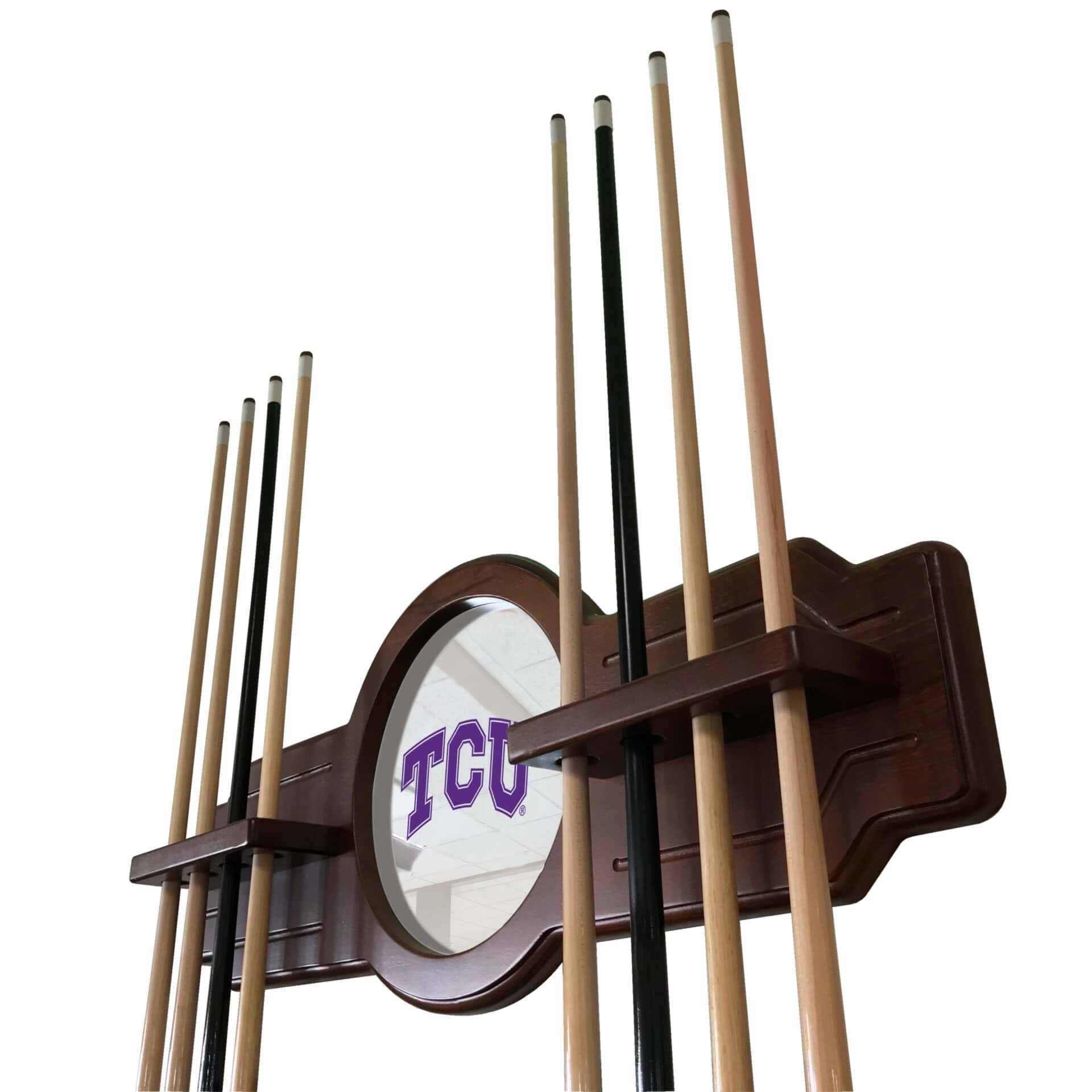 TCU Navajo Logo Cue Rack 2 TCU Navajo Logo Cue Rack - Image 2
