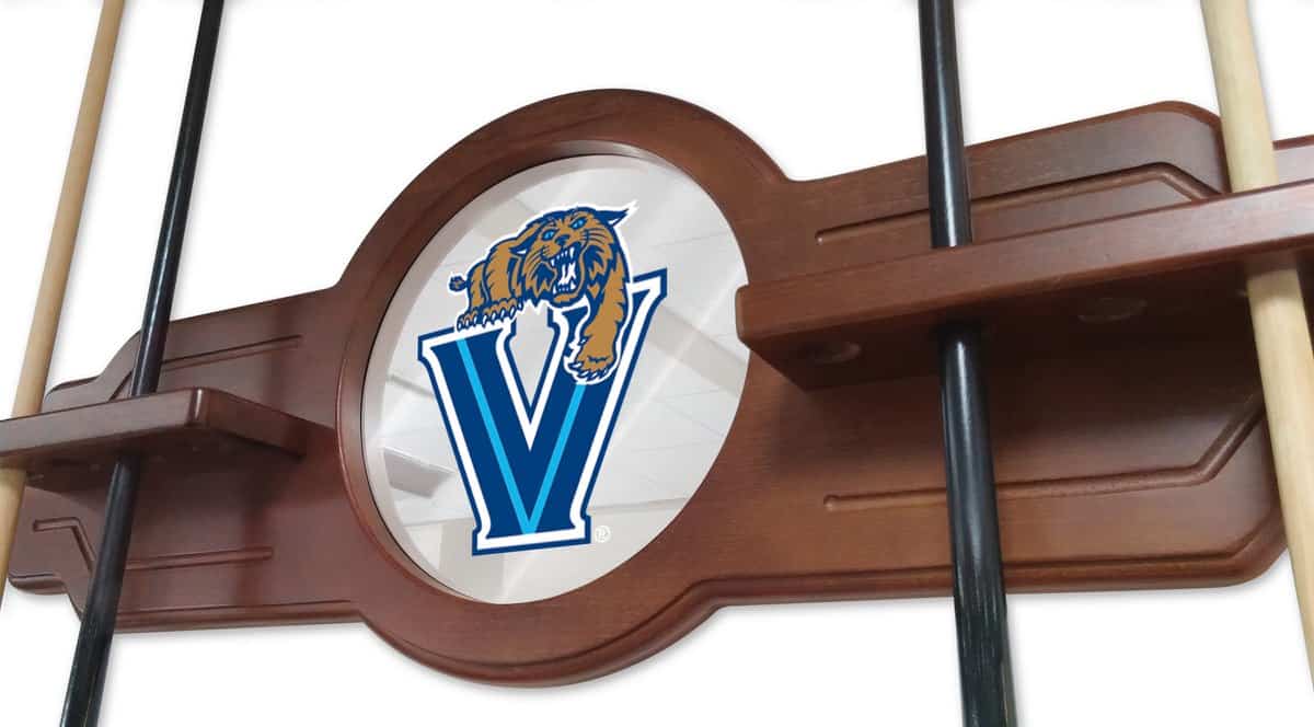 Villanova University English Tudor Logo Cue Rack 3 Villanova University English Tudor Logo Cue Rack - Image 3