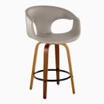 Curva 26 Mid-Century Modern Swivel Counter Stool (Set of 2) 14 Curva 26 Mid-Century Modern Swivel Counter Stool (Set of 2)