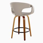 Curva 26 Mid-Century Modern Swivel Counter Stool (Set of 2) 16 Curva 26 Mid-Century Modern Swivel Counter Stool (Set of 2)