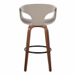 Curva 30 Mid-Century Modern Light Grey Swivel Barstool (Set of 2) 17 Curva 30 Mid-Century Modern Light Grey Swivel Barstool (Set of 2)