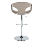 Curva Light Grey Contemporary Adjustable Barstool (Set of 2) 17 Curva Light Grey Contemporary Adjustable Barstool (Set of 2)