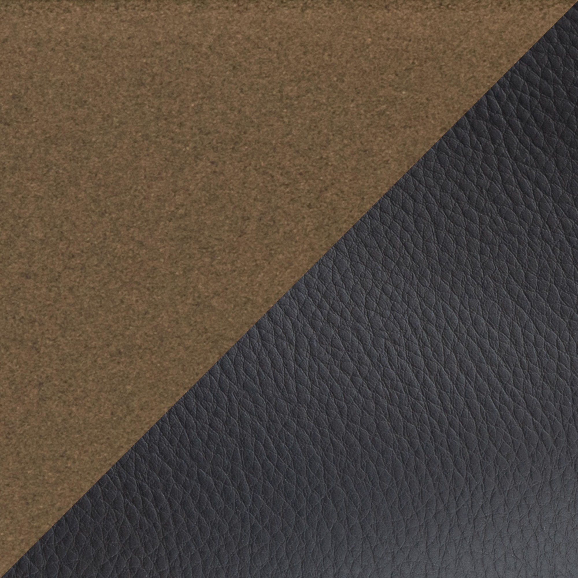 Curvo Black Faux Leather Antique Copper Contemporary Chairs (Set of 2) 9 Curvo Black Faux Leather Antique Copper Contemporary Chairs (Set of 2) - Image 9