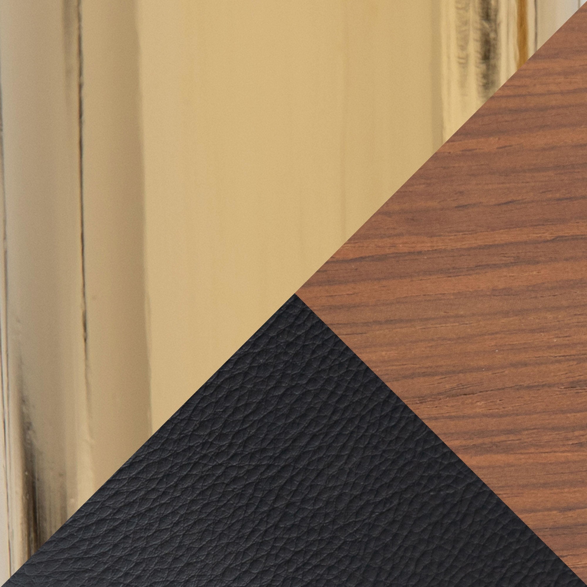 Curvo Black Faux Leather Contemporary High Back Chairs (Set of 2) 9 Curvo Black Faux Leather Contemporary High Back Chairs (Set of 2) - Image 9