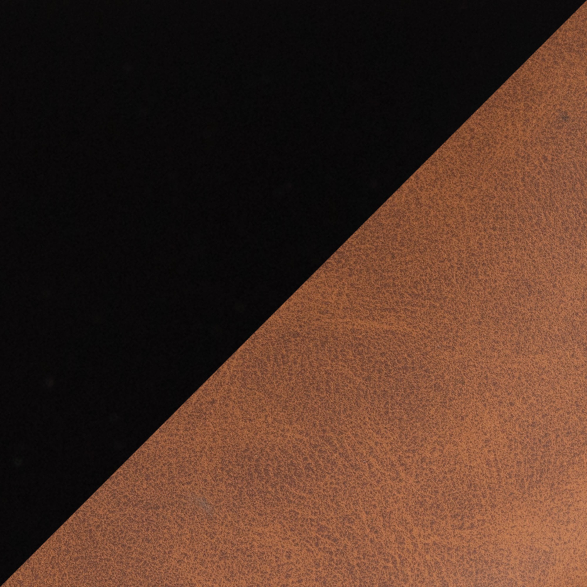 Curvo Black Metal and Camel Faux Leather Contemporary Chairs (Set of 2) 9 Curvo Black Metal and Camel Faux Leather Contemporary Chairs (Set of 2) - Image 9