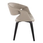 Curvo Black Wood Light Grey Contemporary Chair (Set of 2) 13 Curvo Black Wood Light Grey Contemporary Chair (Set of 2)