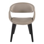 Curvo Black Wood Light Grey Contemporary Chair (Set of 2) 16 Curvo Black Wood Light Grey Contemporary Chair (Set of 2)