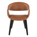 Curvo Black and Camel Contemporary Upholstered Chair (Set of 2) 16 Curvo Black and Camel Contemporary Upholstered Chair (Set of 2)