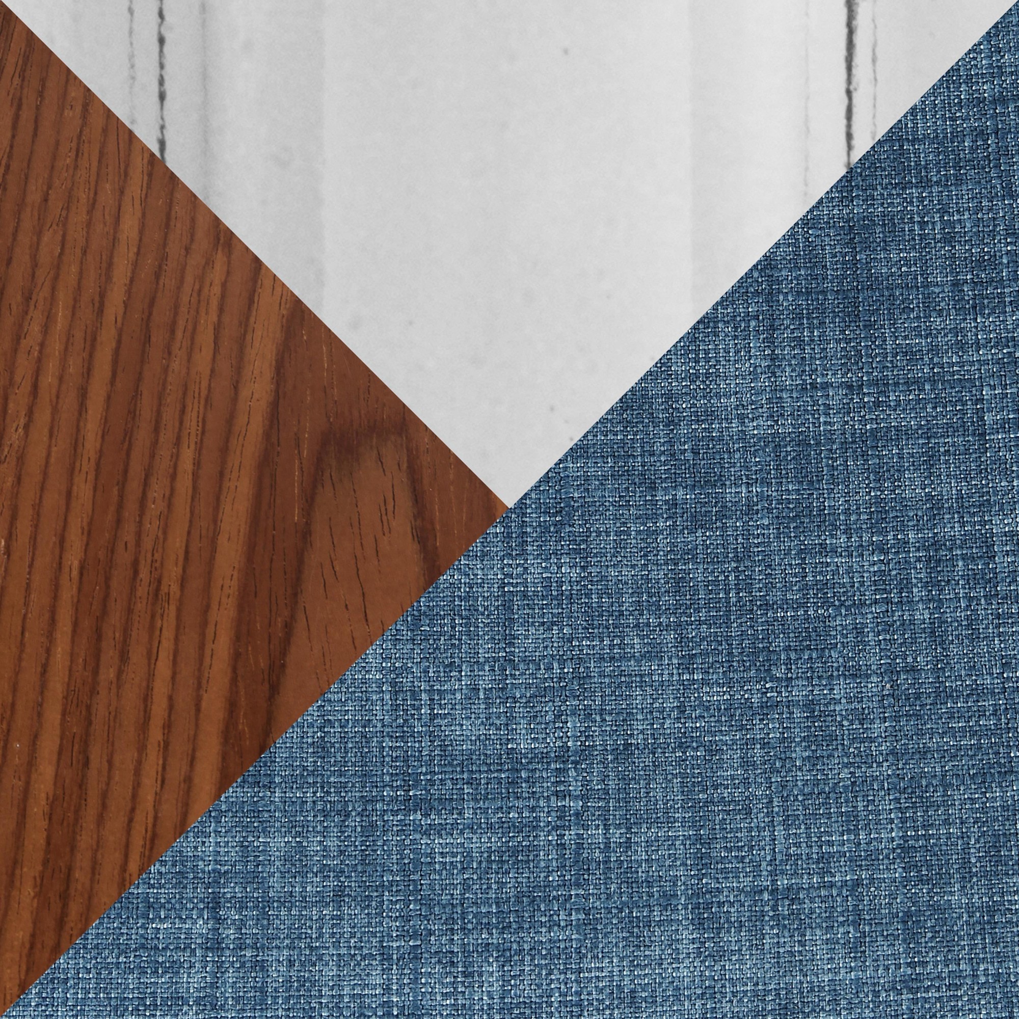 Curvo Blue Mid-Century Modern Swivel Barstool Pair (Set of 2) 10 Curvo Blue Mid-Century Modern Swivel Barstool Pair (Set of 2) - Image 10