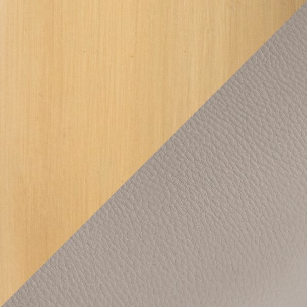 Curvo Contemporary Gold and Grey Upholstered Task Chair 7