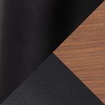Curvo Contemporary High Back Chairs Black Metal and Walnut (Set of 2) (Set of 2) 18 Curvo Contemporary High Back Chairs Black Metal and Walnut (Set of 2) (Set of 2)