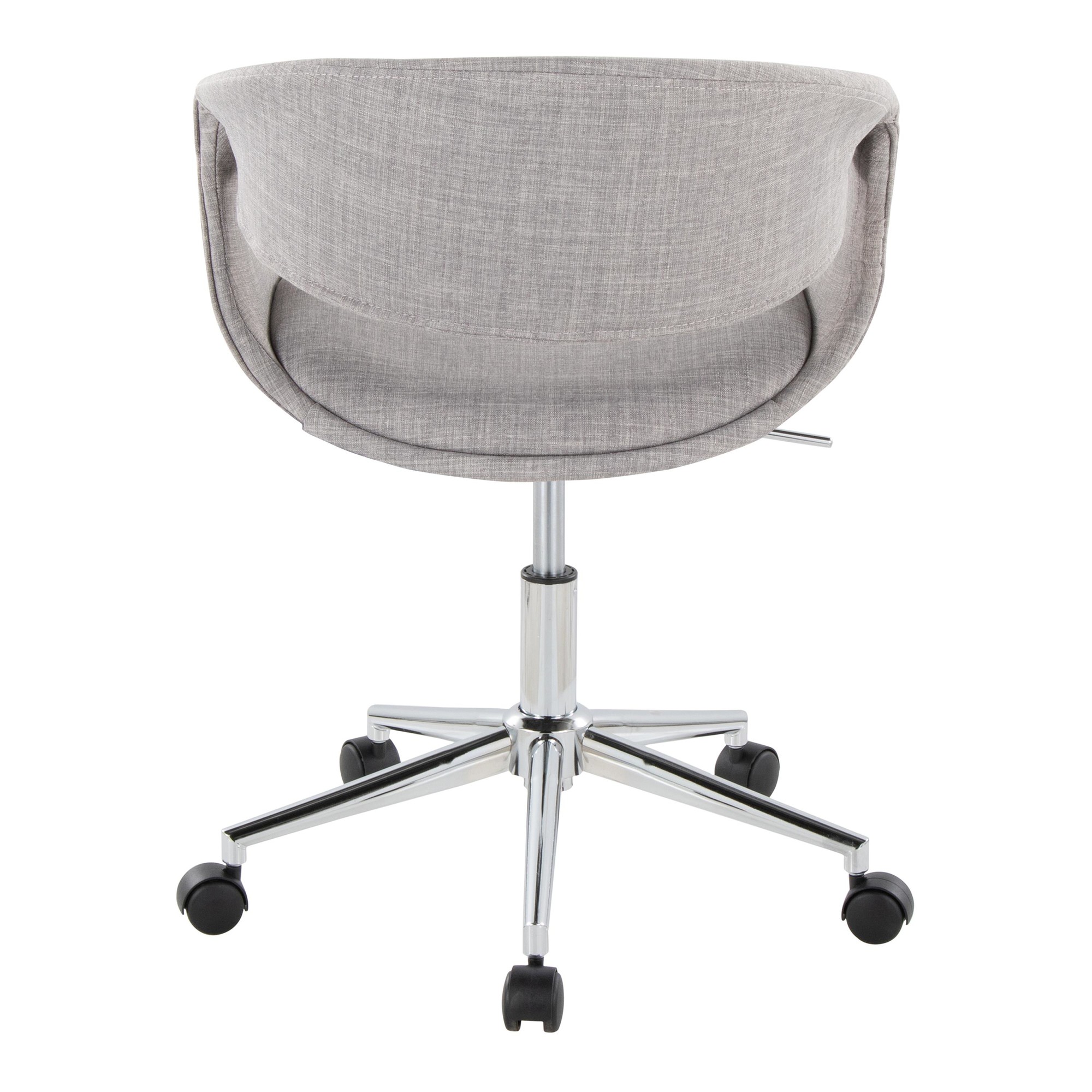 Curvo Grey Fabric Contemporary Task Chair 5 Curvo Grey Fabric Contemporary Task Chair - Image 5