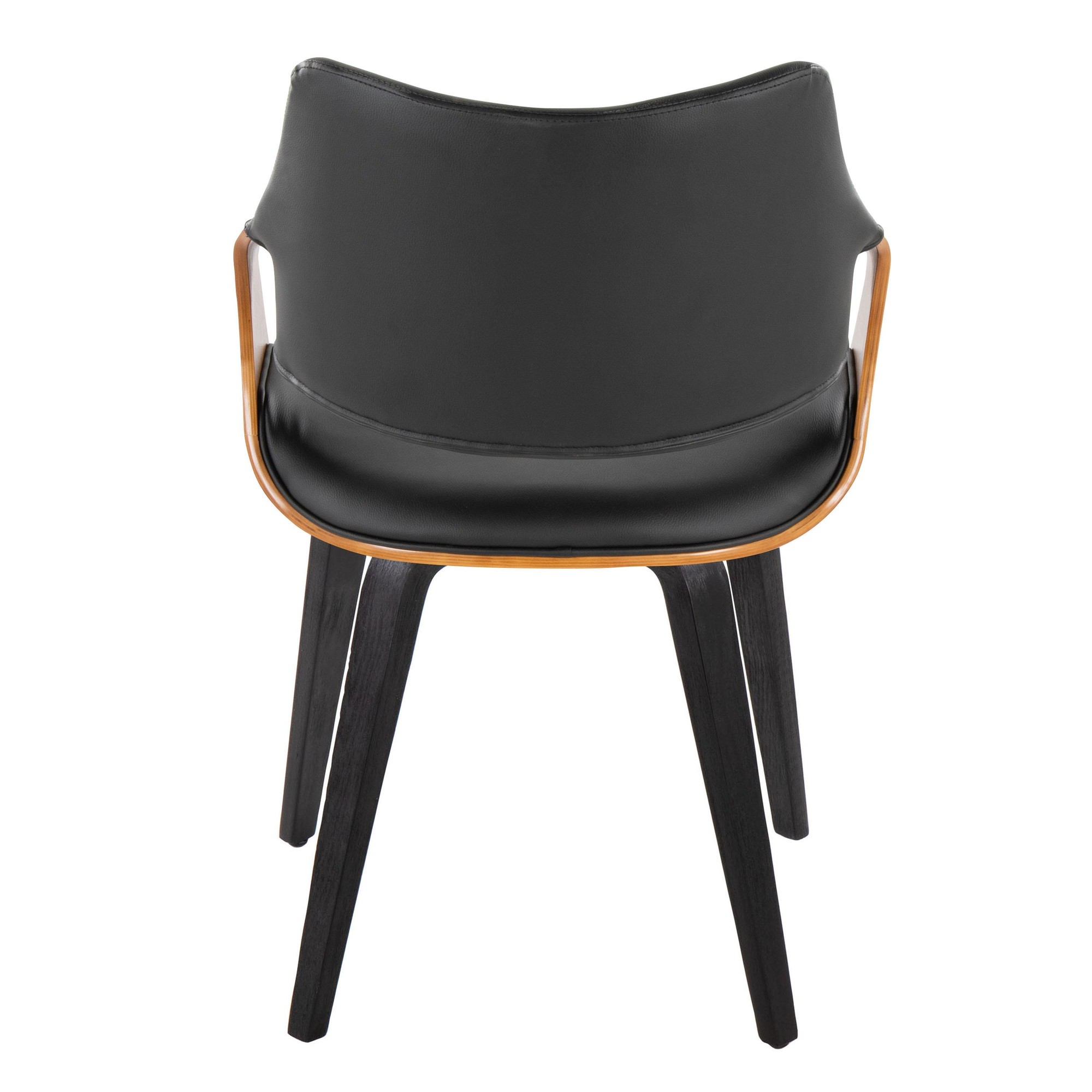 Curvo High Back Black Wood Contemporary Chairs (Set of 2) 6 Curvo High Back Black Wood Contemporary Chairs (Set of 2) - Image 6