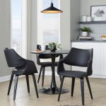 Curvo High Back Contemporary Black Chair with Wood Legs (Set of 2) (Set of 2) 10 Curvo High Back Contemporary Black Chair with Wood Legs (Set of 2) (Set of 2)