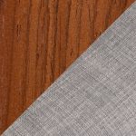 Curvo Walnut Wood Grey Fabric Contemporary Upholstered Chairs (Set of 2) 18 Curvo Walnut Wood Grey Fabric Contemporary Upholstered Chairs (Set of 2)