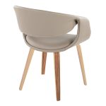 Curvo Zebra Wood Light Grey Contemporary Chairs (Set of 2) 14 Curvo Zebra Wood Light Grey Contemporary Chairs (Set of 2)