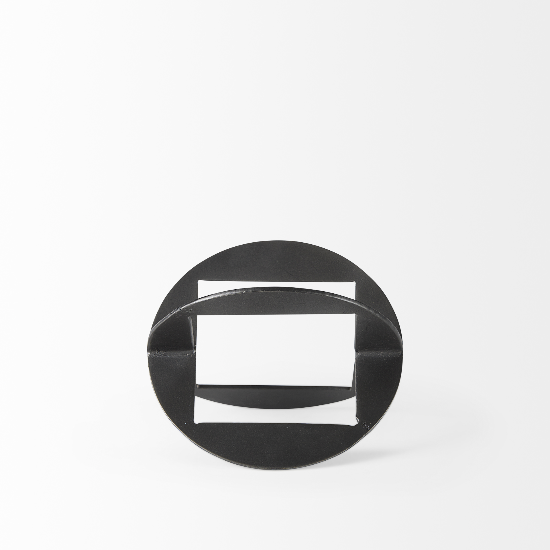 Cusco 6.0 L x 6.0 W x 6.0 H Black Iron Small Gunmetal Geometric Decorative Object 5 Cusco 6.0 L x 6.0 W x 6.0 H Black Iron Small Gunmetal Geometric Decorative Object - Image 5