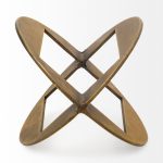 Cusco I (Small) 5L x 5W Gold Geometric Decorative Object