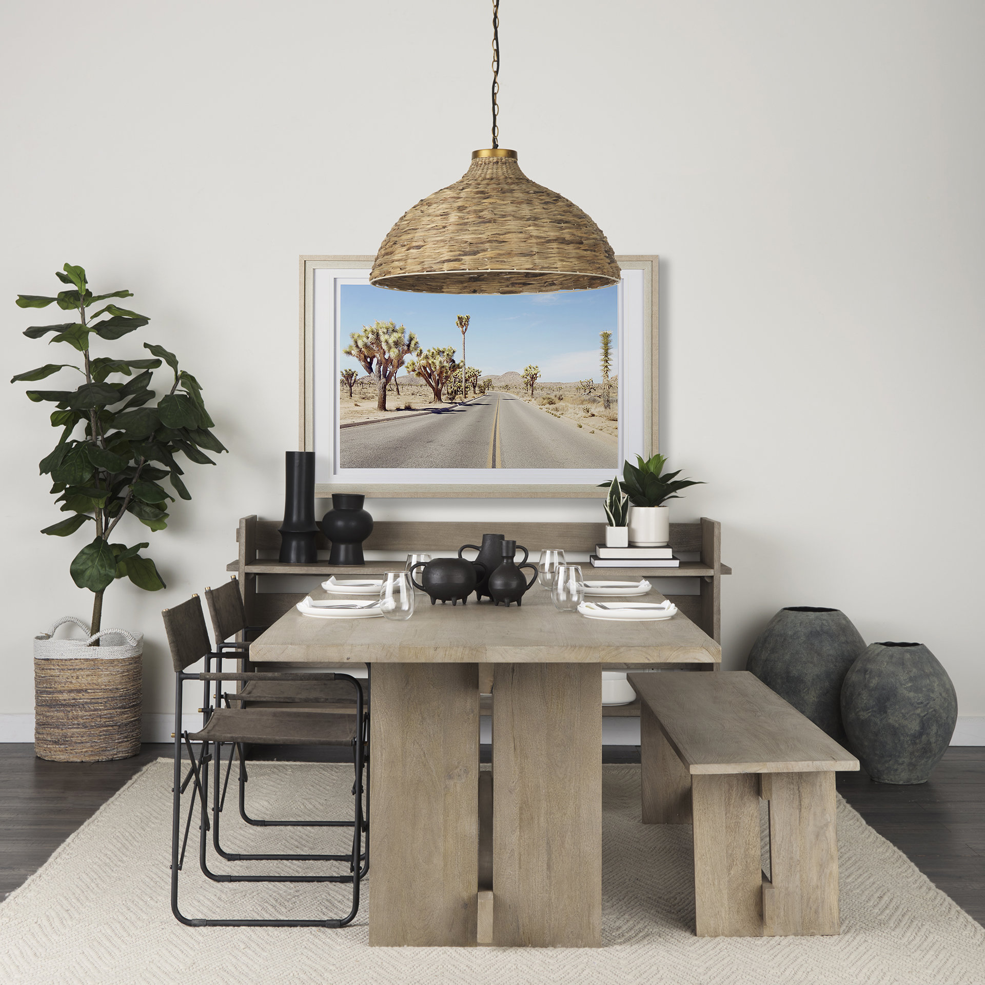 Cyrus Black Two handled Vase Decorative Object 2 Cyrus Black Two handled Vase Decorative Object - Image 2