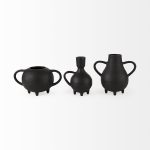 Cyrus Black Two handled Vase Decorative Object 22 Cyrus Black Two handled Vase Decorative Object