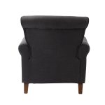Cythnus Charcoal Linen Nailhead Trim Accent Armchair 9 Cythnus Charcoal Linen Nailhead Trim Accent Armchair