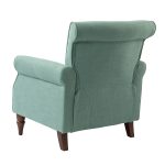Cythnus Sage Linen Nailhead Trim Accent Armchair 8 Cythnus Sage Linen Nailhead Trim Accent Armchair