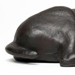 Czar 11L x 7W Black Metal Labrador Retriever