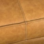 D'Arcy 111"L x 70"D x 33"H Tan Leather Right Chaise Sectional