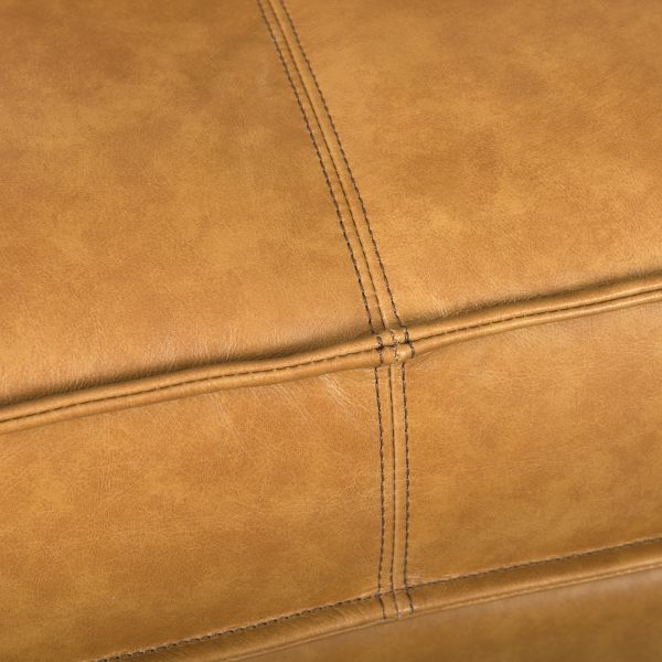 DArcy 111L x 70D x 33H Tan Leather Right Chaise Sectional 11