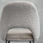 DOLCE Taupe Fabric Dining Chair Black Steel Base 12 DOLCE Taupe Fabric Dining Chair Black Steel Base