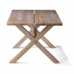 Rustic Solid Pine Wood Dining Table in Distressed Driftwood Finish 9 Rustic Solid Pine Wood Dining Table in Distressed Driftwood Finish