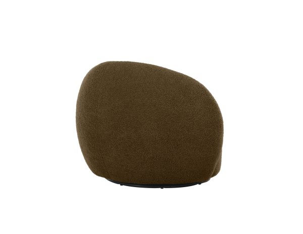 DUNE Army Teddy Fabric Swivel Lounge Chair 2 1