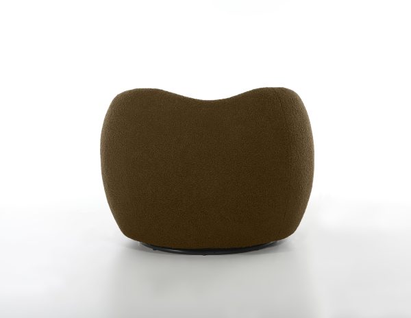 DUNE Army Teddy Fabric Swivel Lounge Chair 3 1