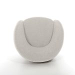 DUNE Cream Teddy Fabric Swivel Lounge Chair 11 DUNE Cream Teddy Fabric Swivel Lounge Chair