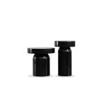 DURO Low Black Marble Glued End Table 16 inch 6 DURO Low Black Marble Glued End Table 16 inch