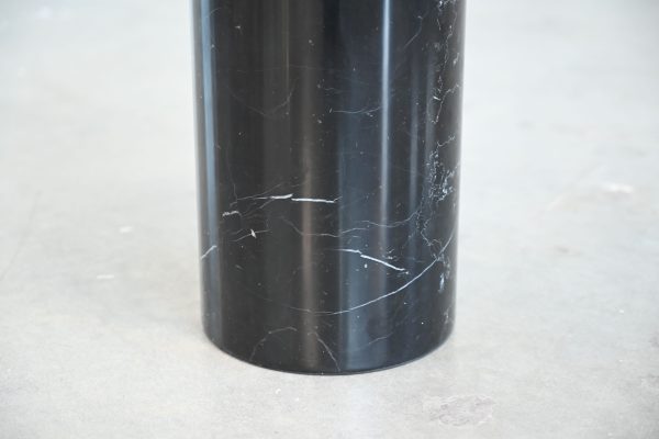 DURO Tall Black Marble Glued End Table 2