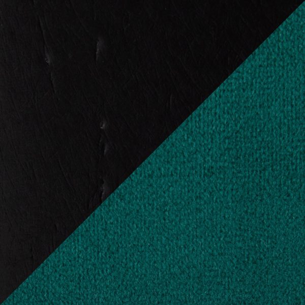 Dahlia Black Wood Green Velvet Contemporary Dining Chairs Set of 2 8