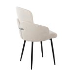 Dahlia Black and Cream Contemporary Dining Chairs (Set of 2) 13 Dahlia Black and Cream Contemporary Dining Chairs (Set of 2)