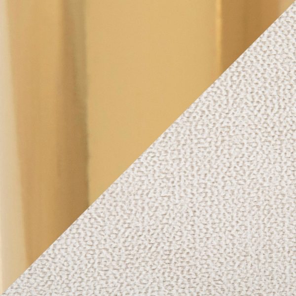 Dahlia Gold Cream Contemporary Dining Chairs Set of 2 9