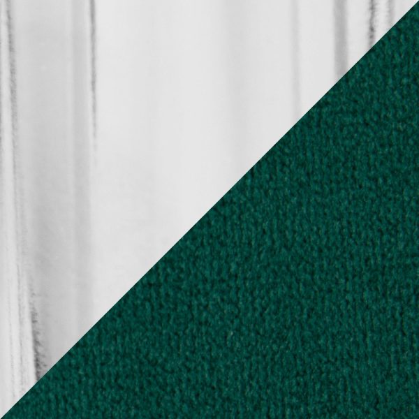 Dahlia Green Velvet Contemporary Dining Chairs Set of 2 8