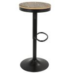 Dakota Industrial Black Metal Swivel Adjustable Barstool (Set of 2) 11 Dakota Industrial Black Metal Swivel Adjustable Barstool (Set of 2)