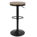 Dakota Industrial Black Metal Swivel Adjustable Barstool (Set of 2) 13 Dakota Industrial Black Metal Swivel Adjustable Barstool (Set of 2)