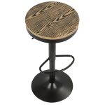 Dakota Industrial Black Metal Swivel Adjustable Barstool (Set of 2) 15 Dakota Industrial Black Metal Swivel Adjustable Barstool (Set of 2)