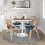 Dakota Industrial White and Brown Dining Table 11 Dakota Industrial White and Brown Dining Table