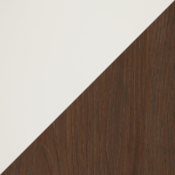Dakota Industrial White and Brown Dining Table 7