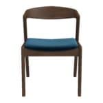Blue Velvet Mid-Century Dining Chairs Solid Wood Legs (Set of 2) 7 Blue Velvet Mid-Century Dining Chairs Solid Wood Legs (Set of 2)