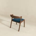 Blue Velvet Mid-Century Dining Chairs Solid Wood Legs (Set of 2) 12 Blue Velvet Mid-Century Dining Chairs Solid Wood Legs (Set of 2)